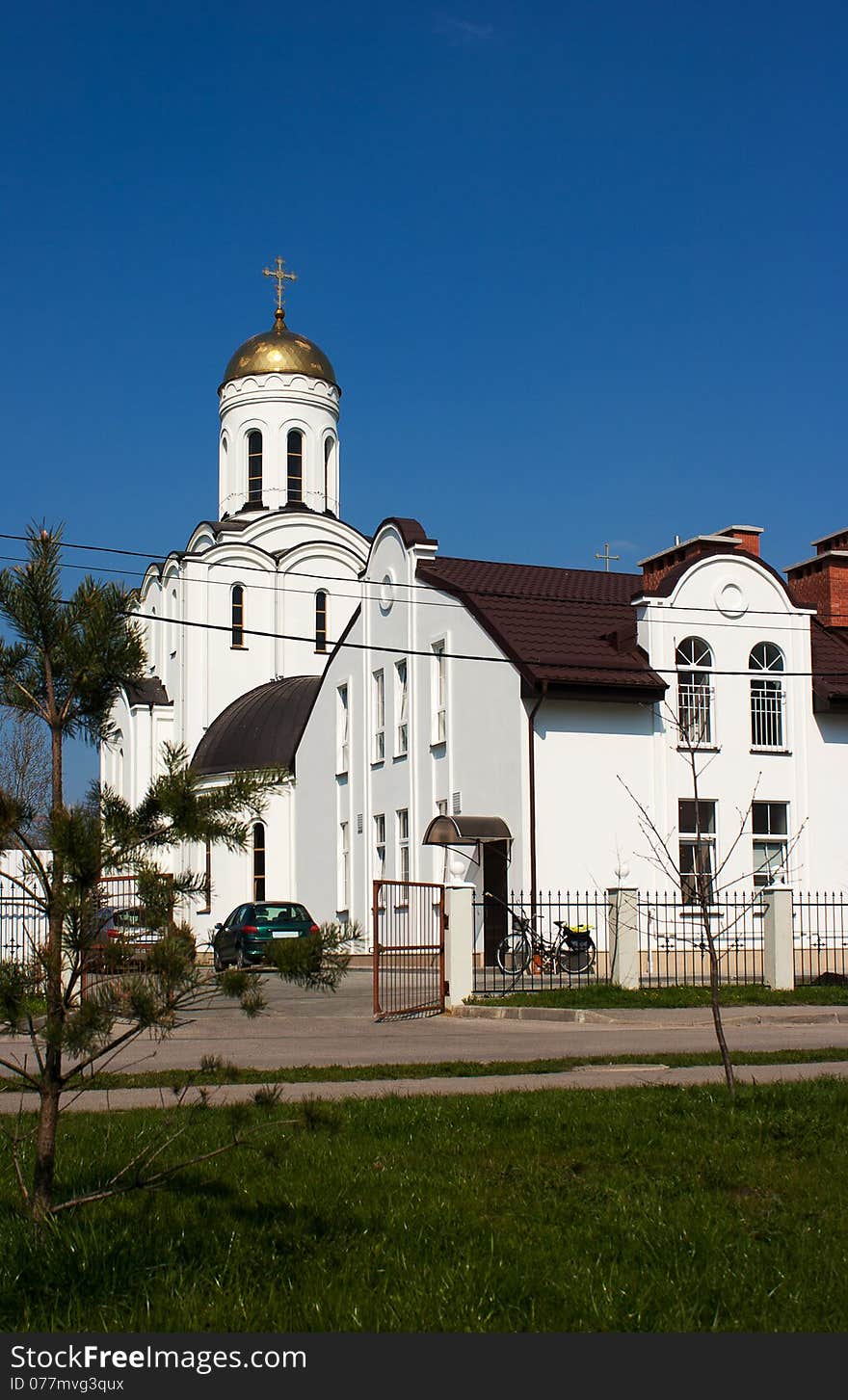 Church of st. vladimir on summer day