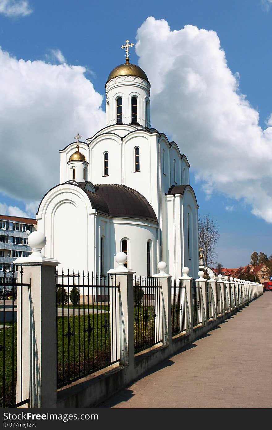 Church of st. vladimir on summer day