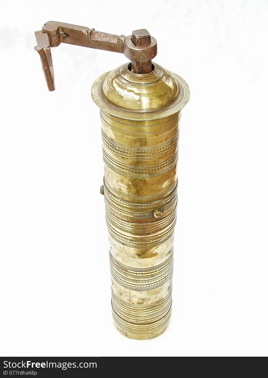 Antique coffee grinder