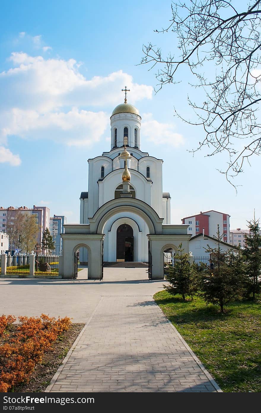 Church of st. vladimir on summer day