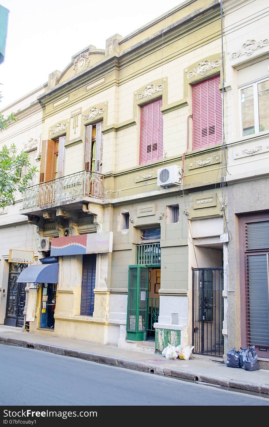 Historic Urban Building with Classic Architectural Details