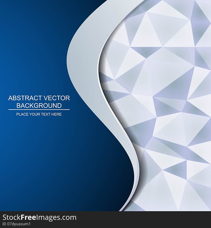 Abstract geometric polygonal background