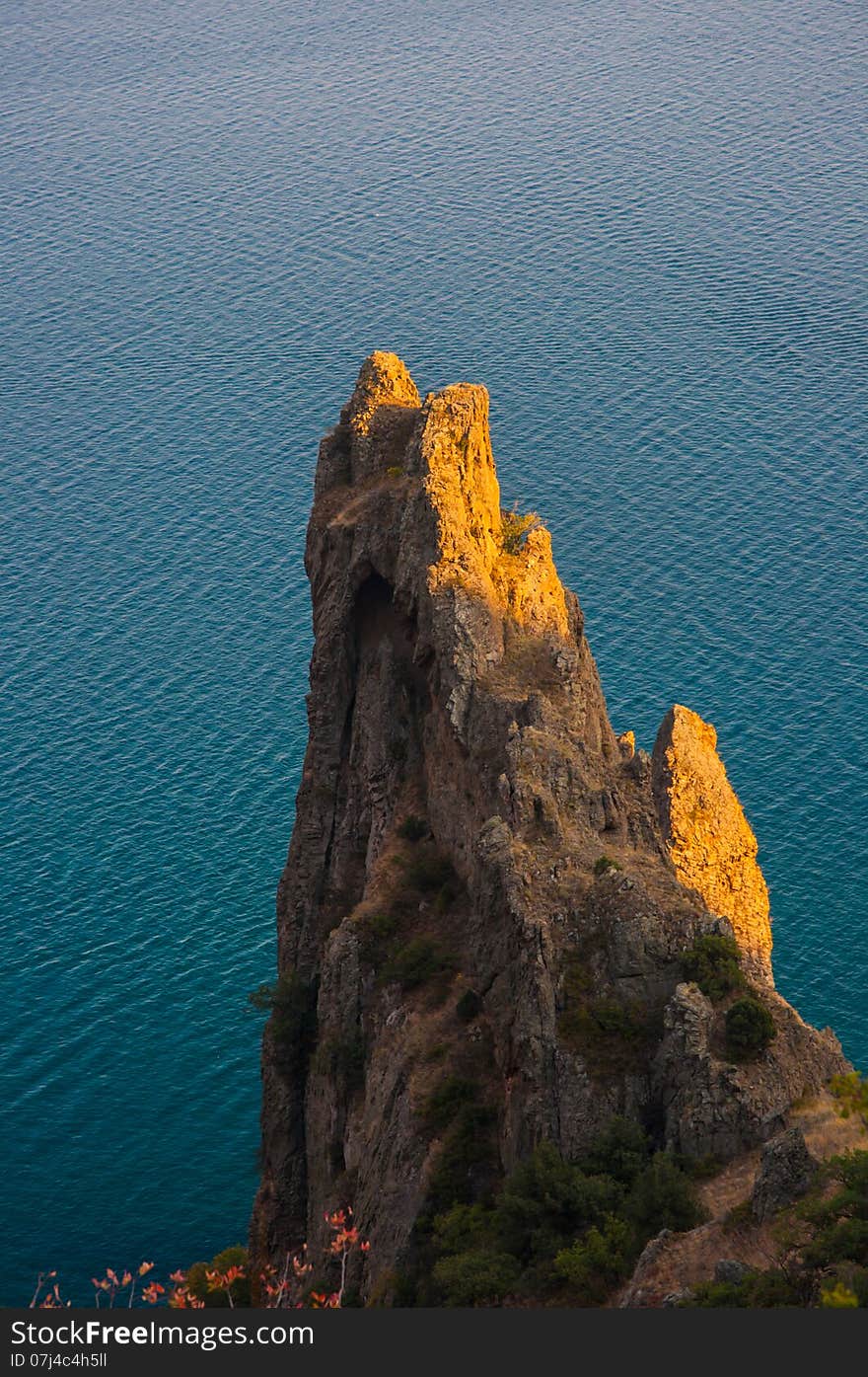 Majestic sunset over the Black Sea