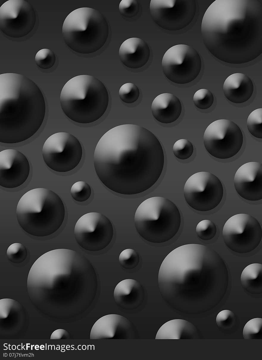 A deep black background featuring marble-like images. A deep black background featuring marble-like images.