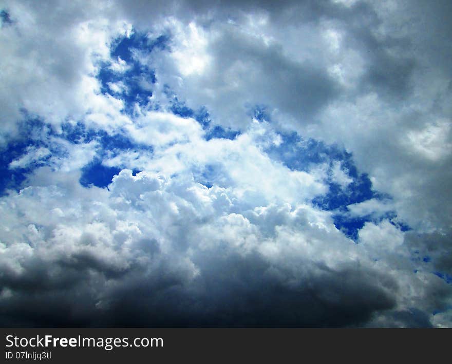 White And Gray Clouds In Blue Sky