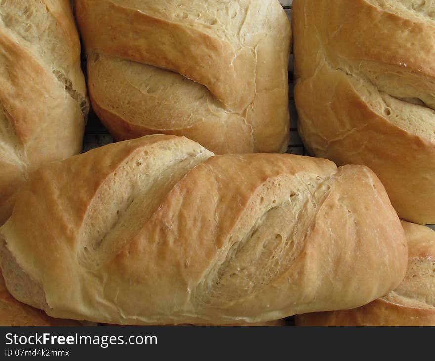 Fresh artisan breads produced at home