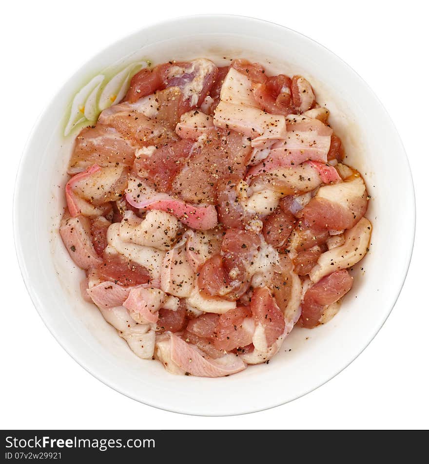 Pork in the bowl