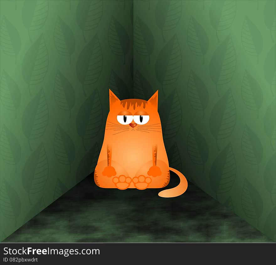 Cat In The Corner