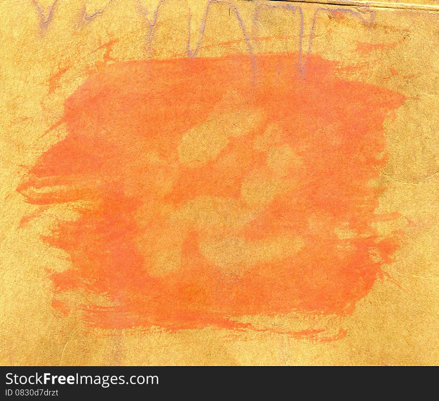 Grunge paper background colored with red watercolor. Grunge paper background colored with red watercolor.