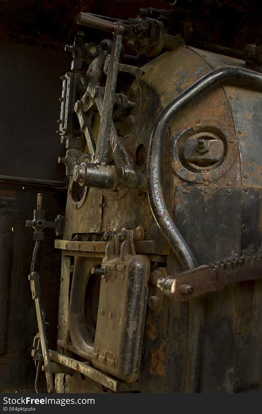 Old train engine