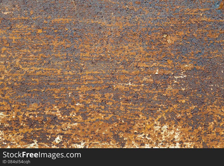 Rust metal texture for background.