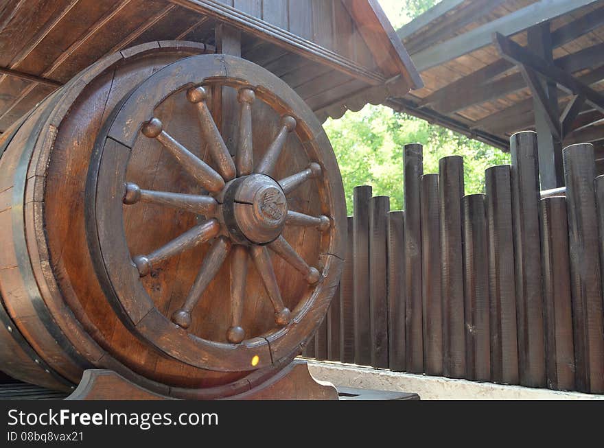 Wooden well