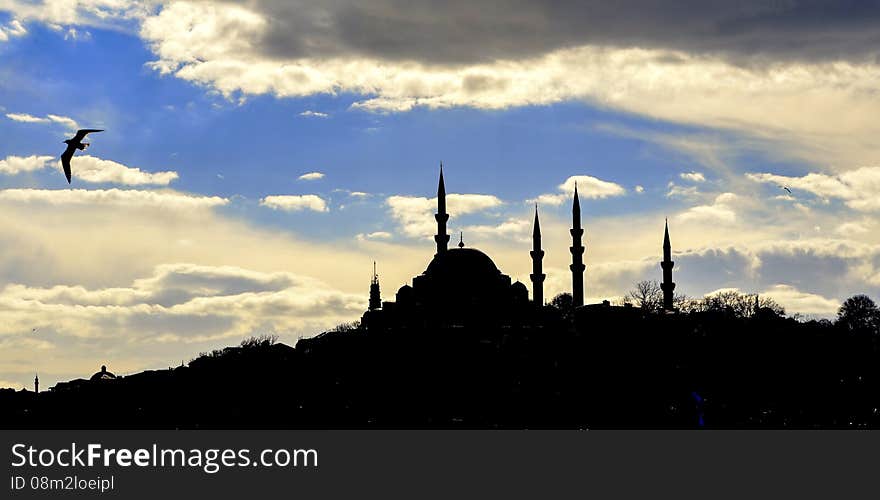 Silhouettes Mosque