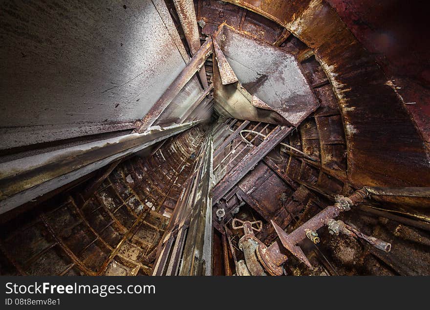 Abandoned mine shaft