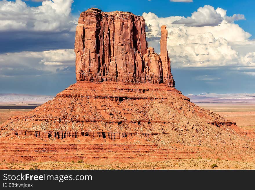 The unique landscape of Monument Valley, Utah, USA.