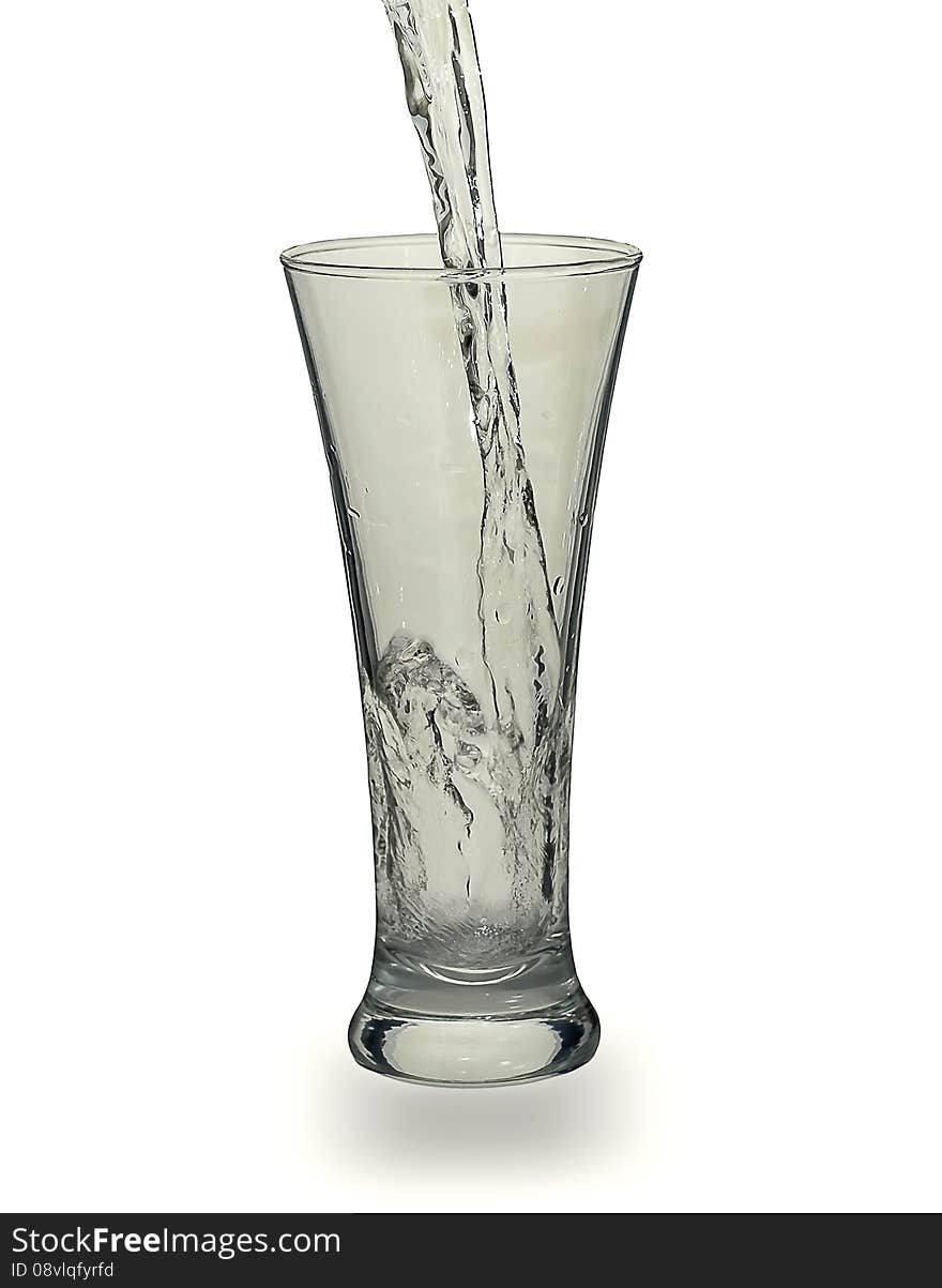 Glass with water