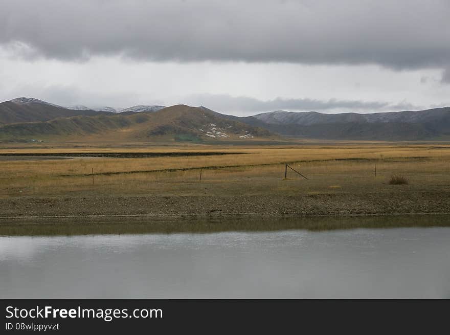 China Sichuan scenery on the road