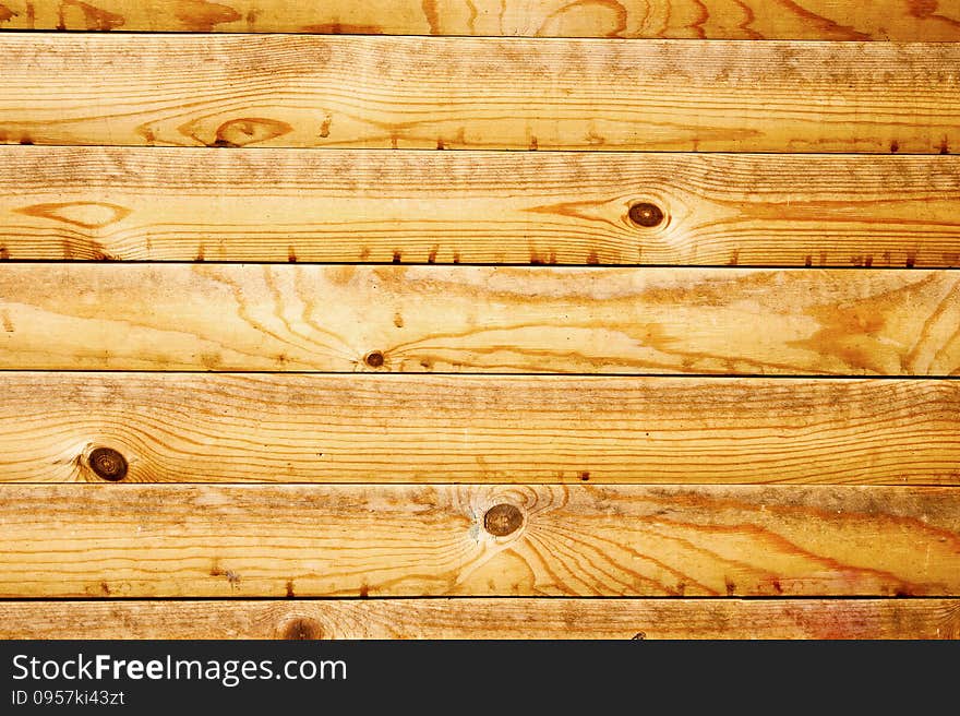 Wall of wooden planks as background