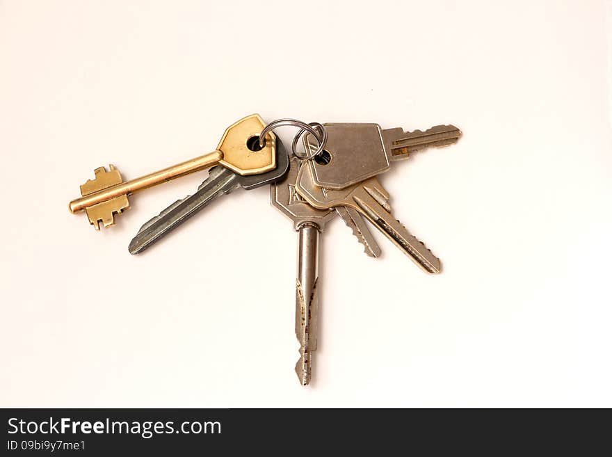 A Bunch Of Metal House Keys