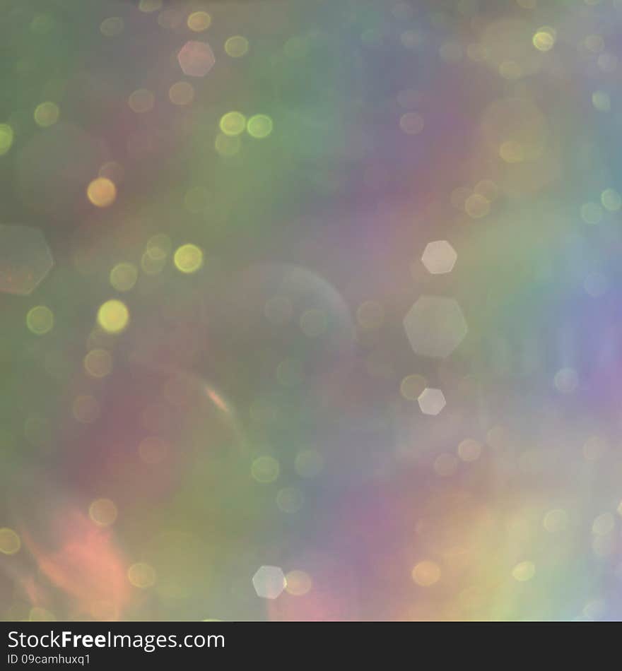 Abstract background with bubbles and the effect of the lens. Disco style. Abstract background with bubbles and the effect of the lens. Disco style