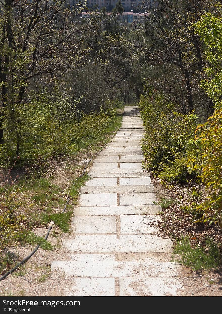 Stairs down stairs leading down descent steps, many steps. Stairs down stairs leading down descent steps, many steps