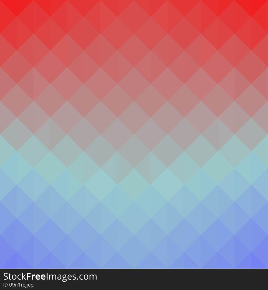 Retro seamless pattern of geometric shapes. Colorful mosaic backdrop.