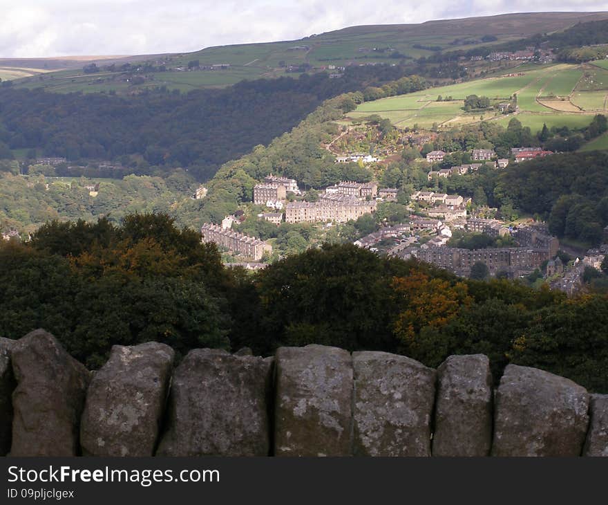 Walking On Yorkshire Moors.