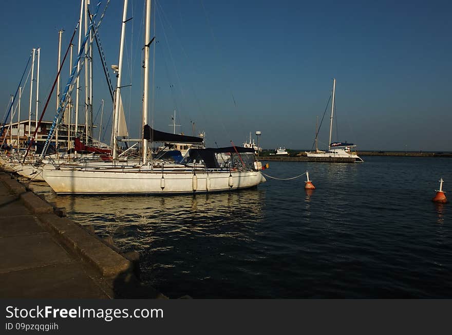 Walk along the promenade in Nida. Walk along the promenade in Nida