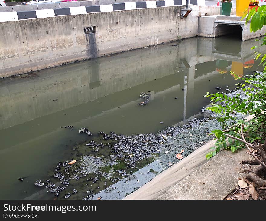 This is waste water in Thailand. This is waste water in Thailand