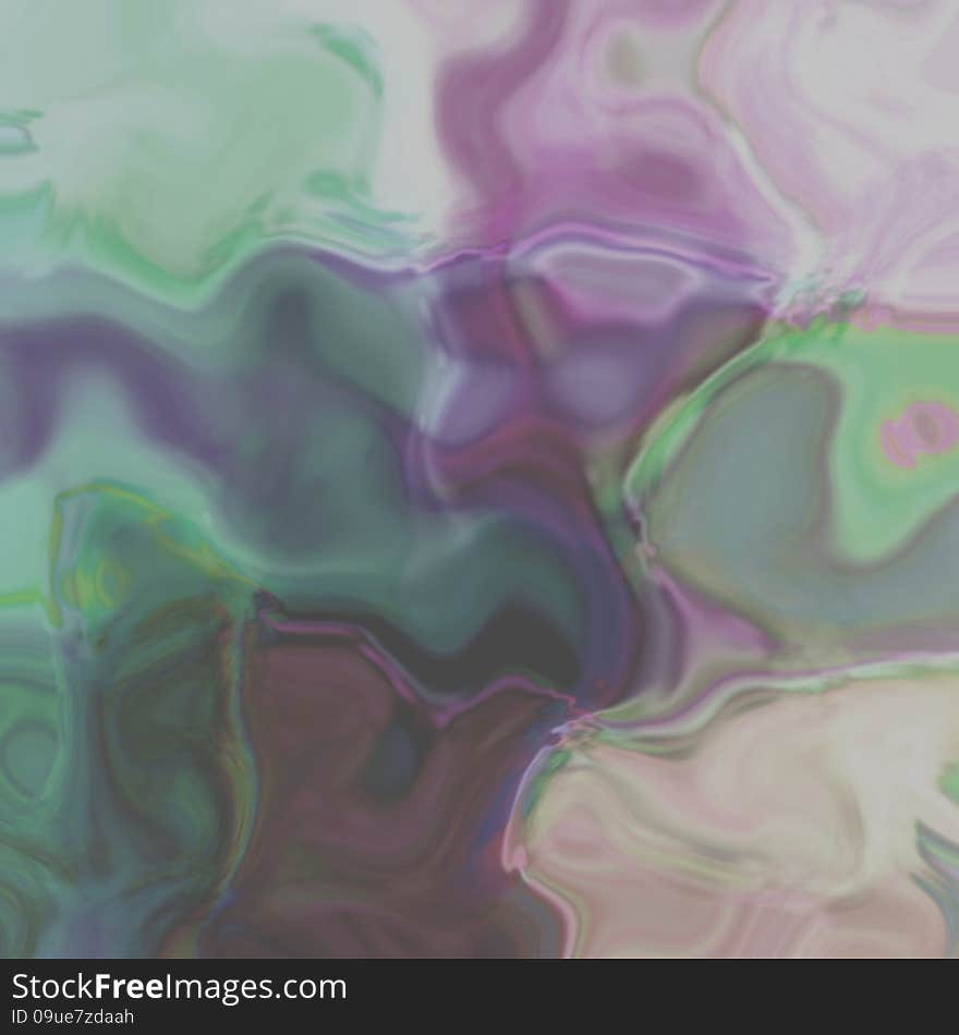 Abstract smoky messy green purple gray background