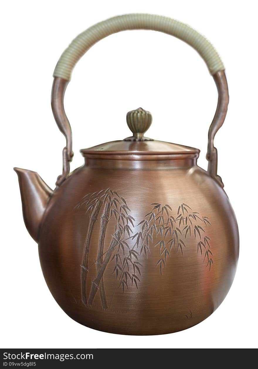 Brass pot