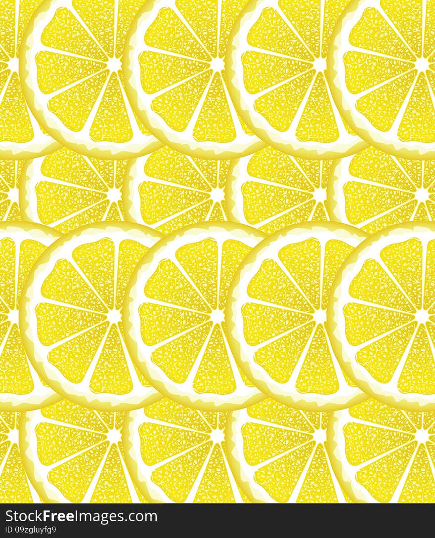 Lemon Slices Background