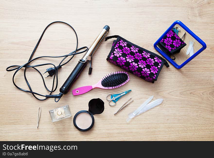 Set Of Female Accessories