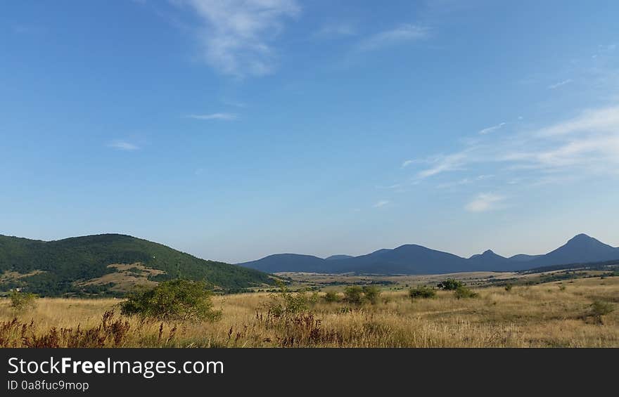 Distant view of the village Ondić. Distant view of the village Ondić