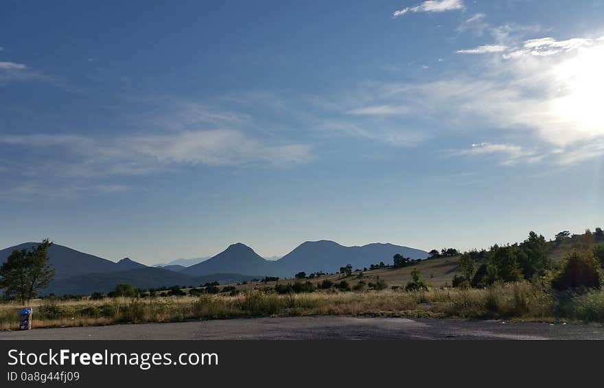 View of the mountain velebit. View of the mountain velebit