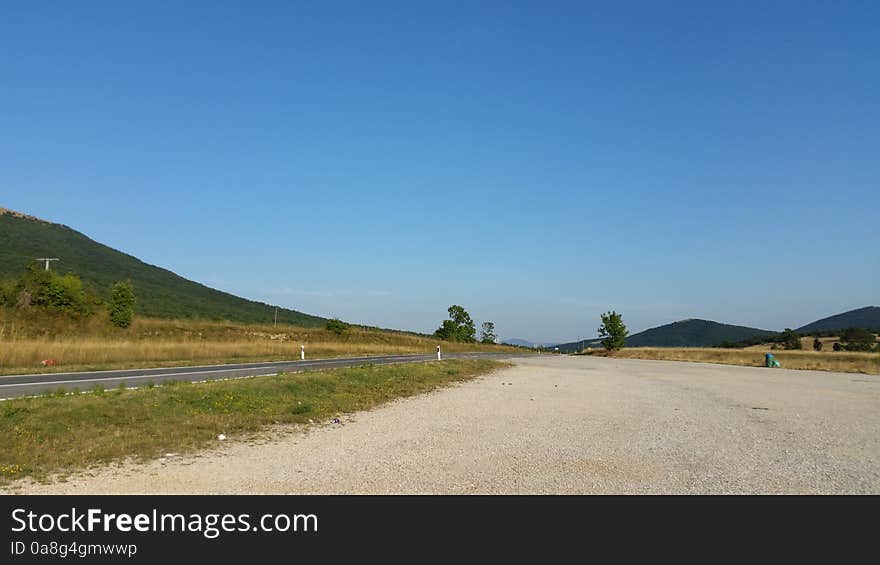 Parking zone near the village Ondic. Parking zone near the village Ondic