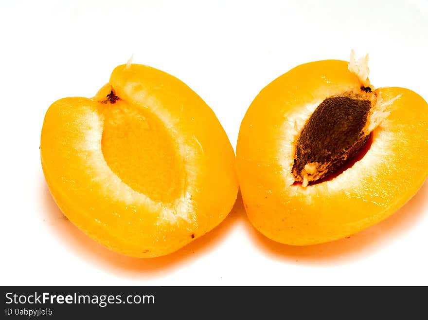 Fresh ripe apricot background, close up photo. Fresh ripe apricot background, close up photo.