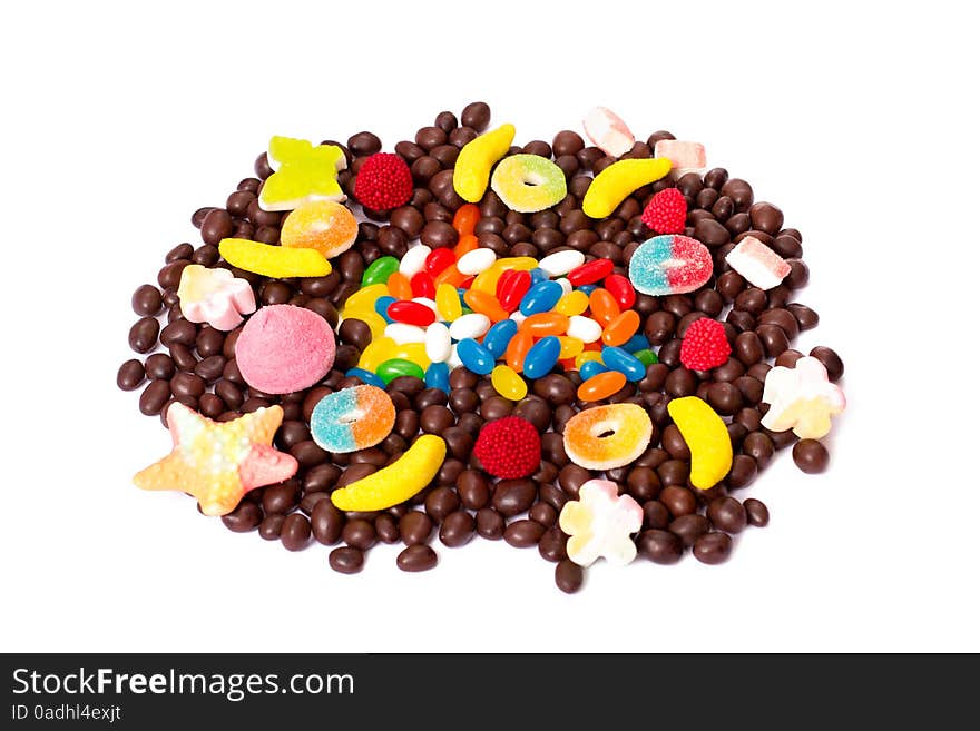 Colorful Candy Isolated