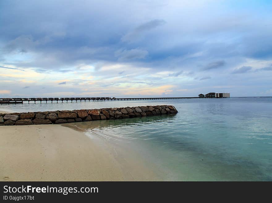 The maldives scenery