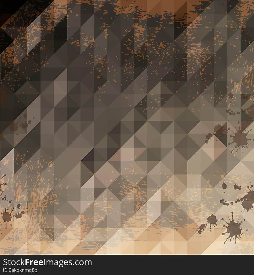 Triangle grunge background, vector illustration. Triangle grunge background, vector illustration