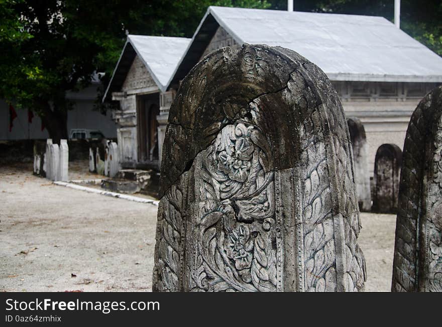 Cemetery at Maldives