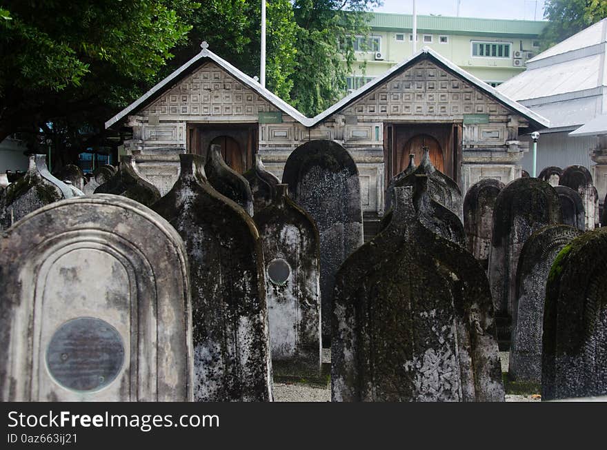 Cemetery at Maldives