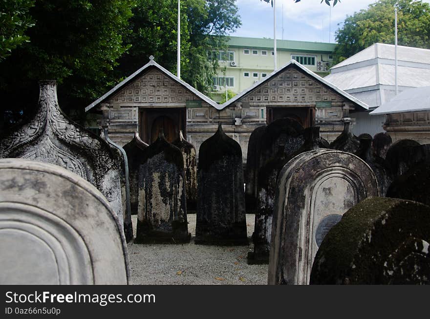 Cemetery at Maldives