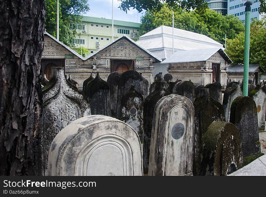 Cemetery at Maldives