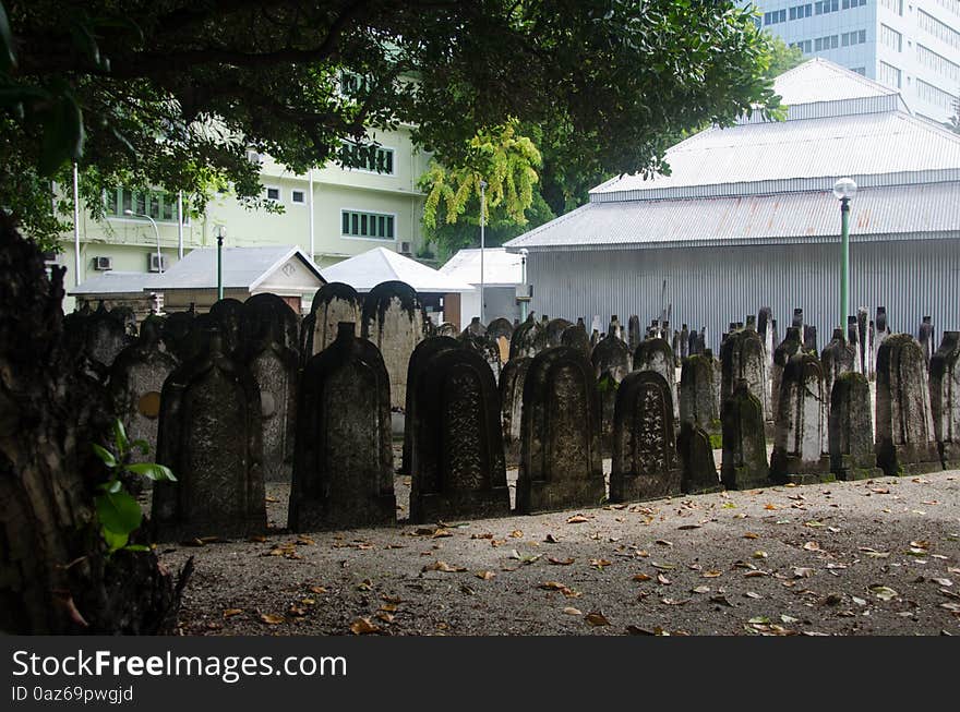 Cemetery at Maldives