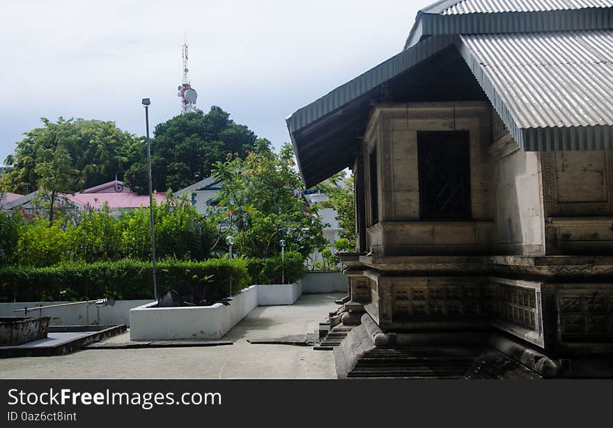 Ancient royal cemetery at Male near Hukuru Miskiy mosque. Maldives. Ancient royal cemetery at Male near Hukuru Miskiy mosque. Maldives