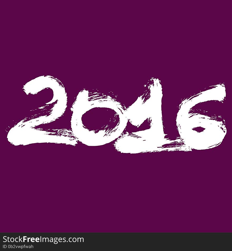 Happy New Year 2016 celebration background.