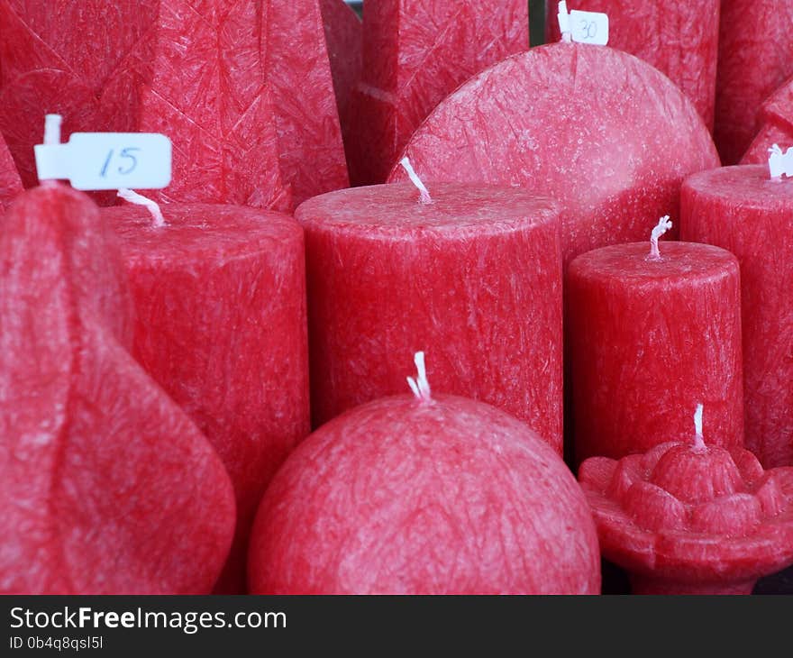 Red Decorative Candles