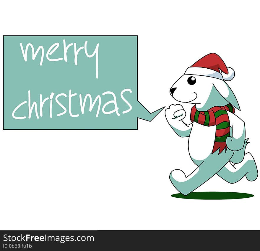 Illustration cute cartoon animals are excited to welcome the arrival of Christmas. Illustration cute cartoon animals are excited to welcome the arrival of Christmas