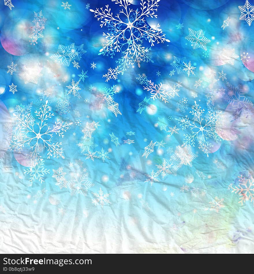 Winter graphic background with different snow snowflakes. Winter graphic background with different snow snowflakes